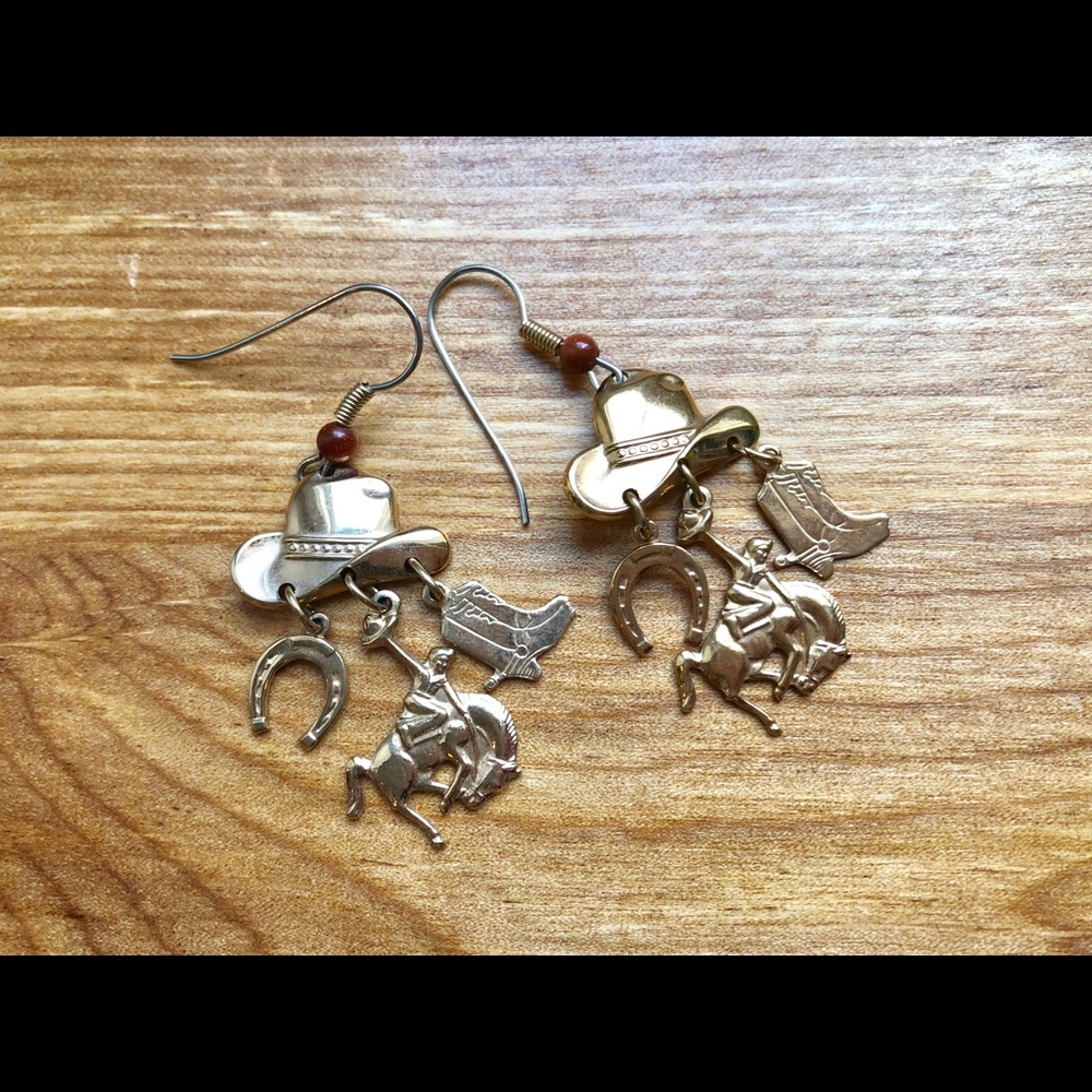 Vintage Cowboy earrings
